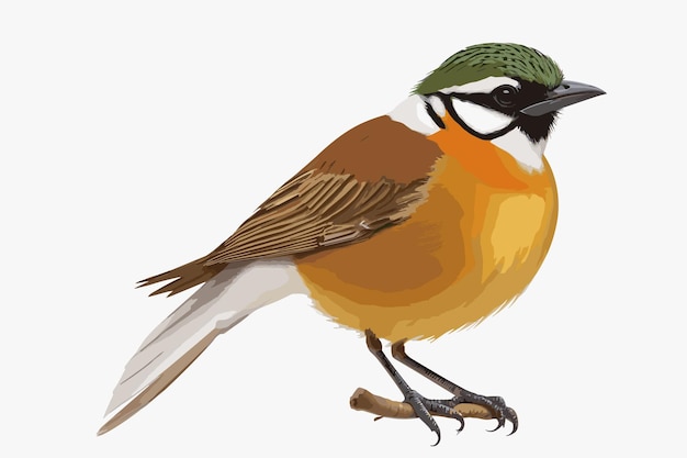 Vector vectorillustratie van een robin