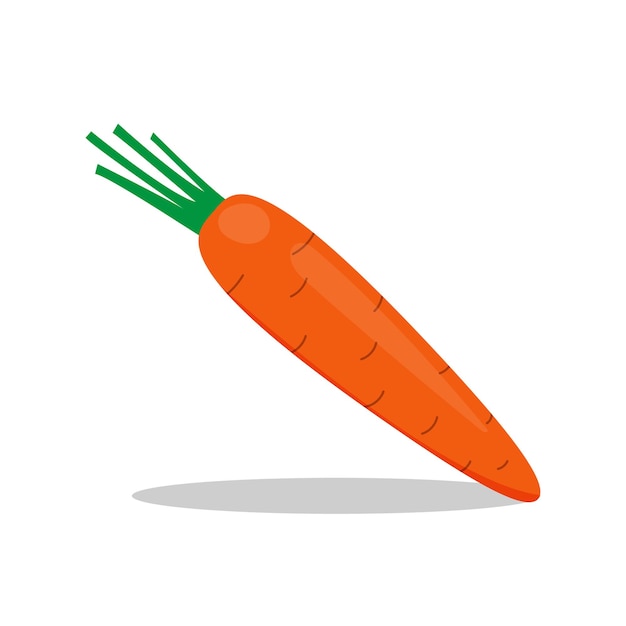 Vectorillustratie van een wortel
