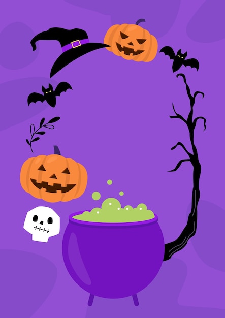 Vectorillustratie van Halloween dag