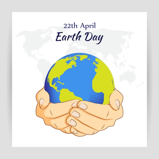 Vectorillustratie van Happy Earth Day