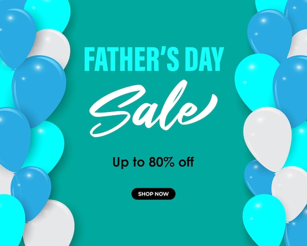 Vectorillustratie van Happy Father's Day Sale social media story feed mockup template