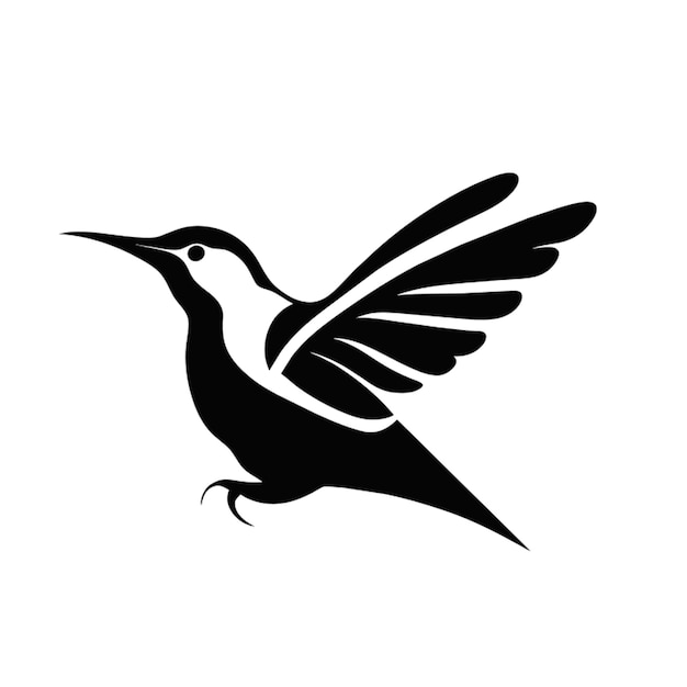vectorillustratie van het colibri-logo