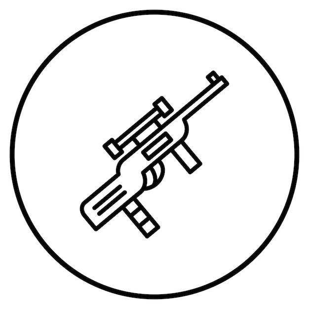 Vectorillustratie van het geweer
