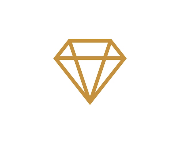 Vectorillustratie van het logo van de diamant