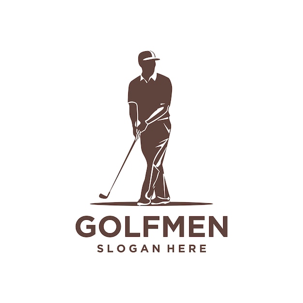 Vectorillustratie van het logo van de golfclub