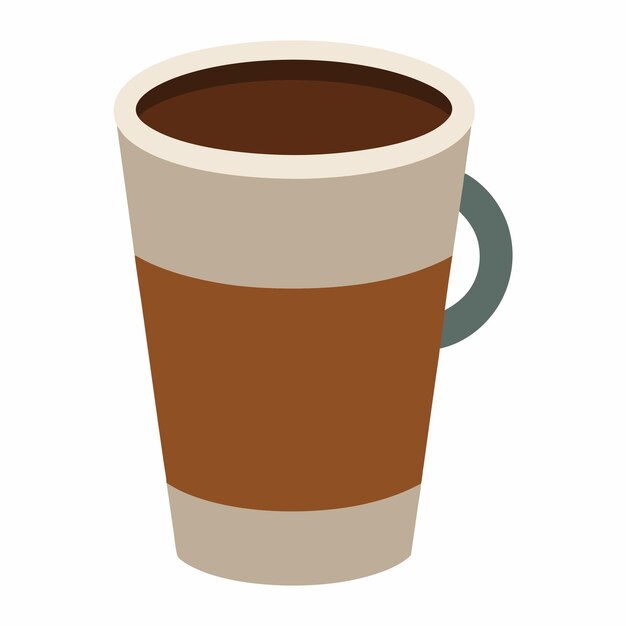 Vectorillustratie van het logo van de koffiekop