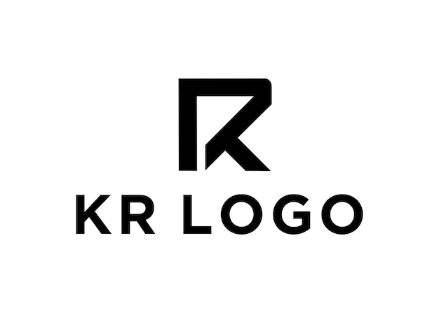 Vectorillustratie van het logo van kr