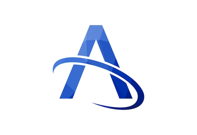 Vectorillustratie van het ontwerp van het logo met de letter A.