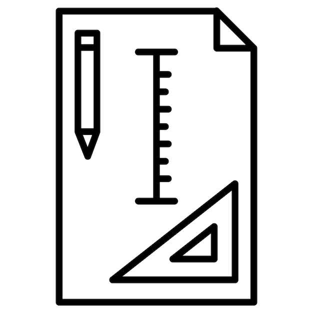 Vectorillustratie van het ontwerpplan