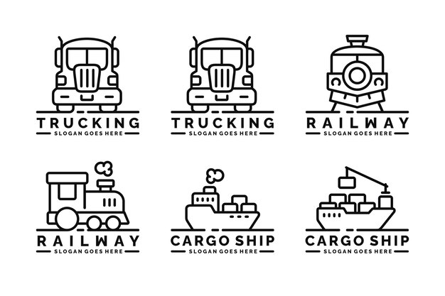 Vectorillustratie van het transportlogo