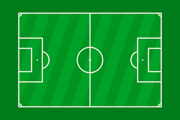 Vectorillustratie van het voetbalveld