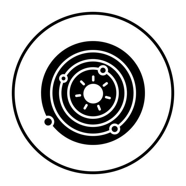 Vectorillustratie van het zonnestelsel