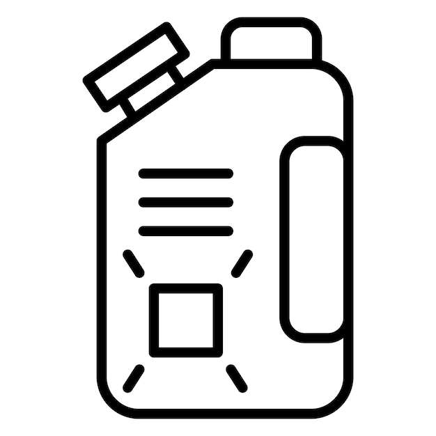 Vectorillustratie van Jerrycan