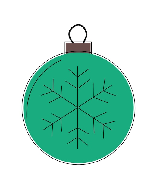 Vectorillustratie van kerstboom speelgoed