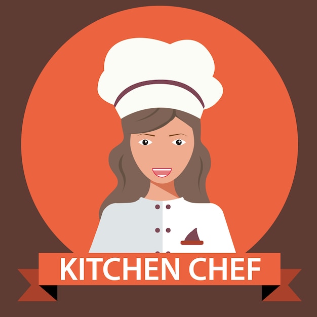 Vectorillustratie van keukenchef