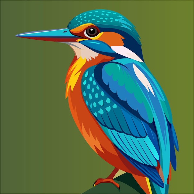 Vectorillustratie van Kingfisher
