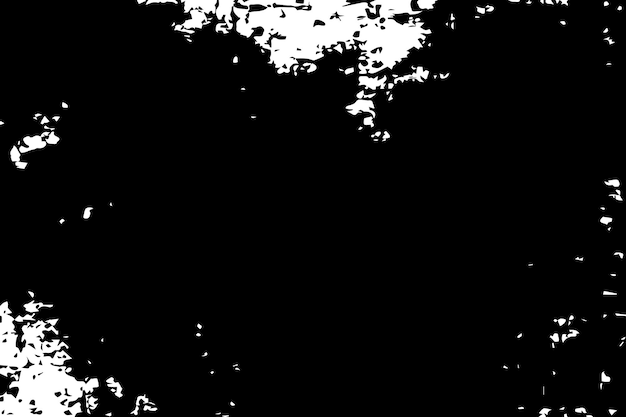 Vectorillustratie van monochrome abstract distressed overlay grunge textuur op een witte achtergrond