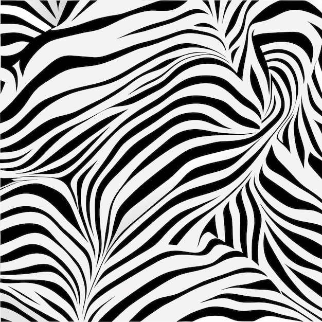 Vectorillustratie van naadloos zebrapatroon