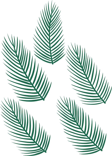 Vector vectorillustratie van palmsondag