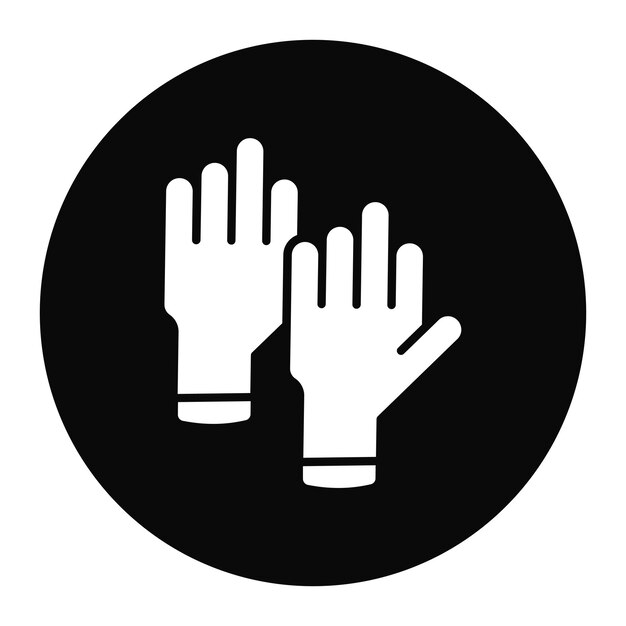 Vectorillustratie van rubberen handschoenen