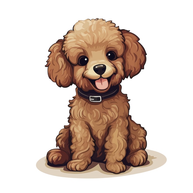 vectorillustratie van schattige puppy's