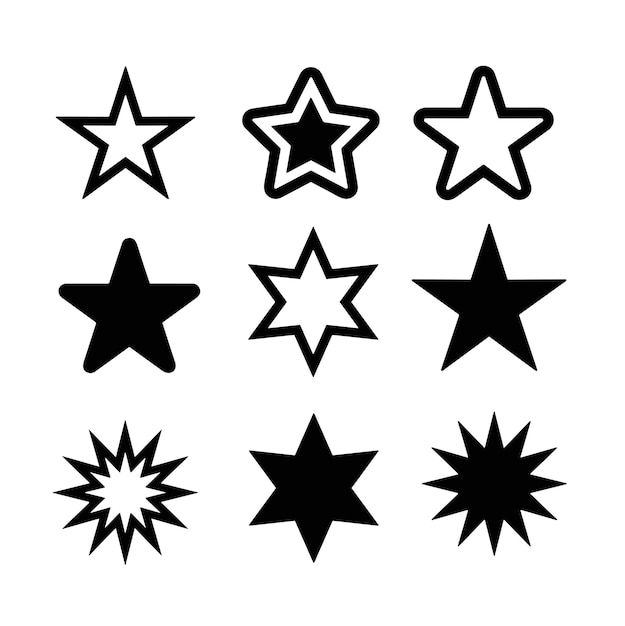 Vectorillustratie van sterrenverzameling