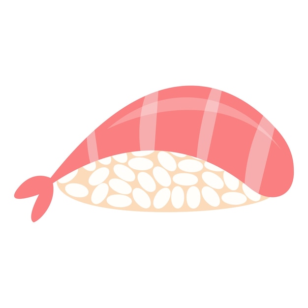 Vectorillustratie van sushi, Japans eten