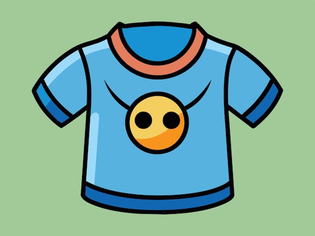 Vectorillustratie van t-shirt voor baby's