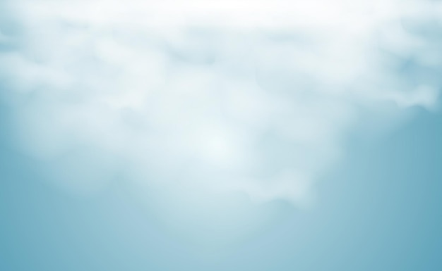 Vectorillustratie van wolken op een transparante achtergrondRealistische regenwolken
