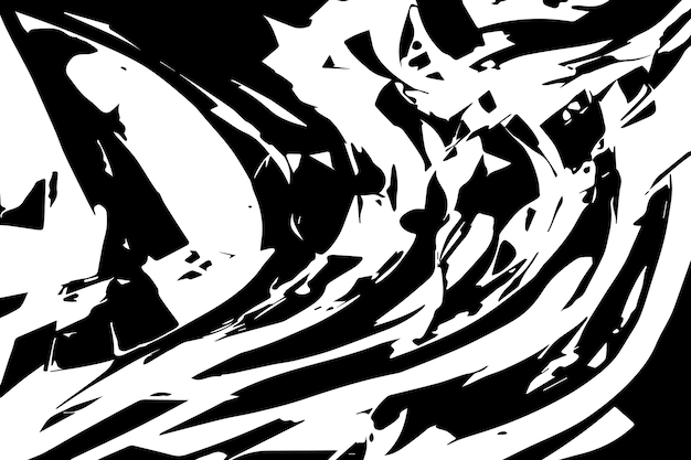 vectorillustratie van zwarte abstracte textuur op witte achtergrond zwarte en witte textuur