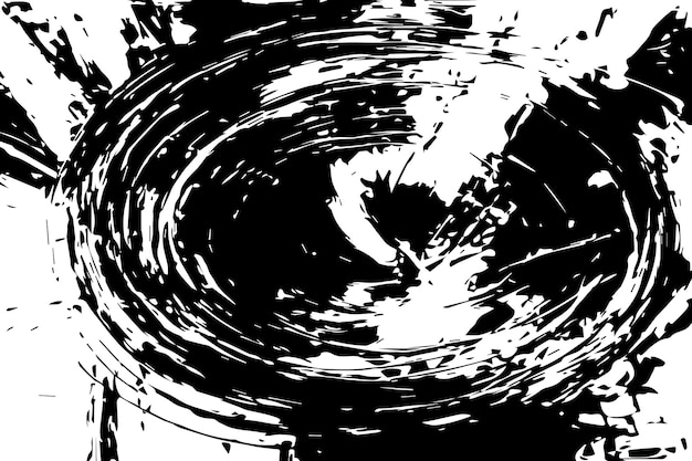 vectorillustratie van zwarte abstracte textuur op witte achtergrond