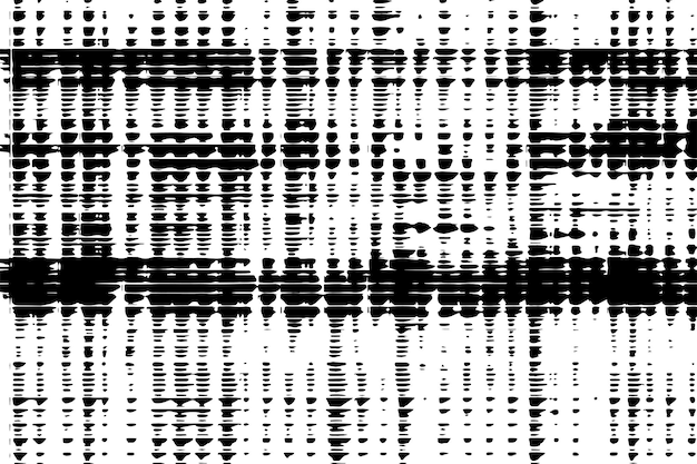 vectorillustratie van zwarte digitale textuur op witte achtergrond