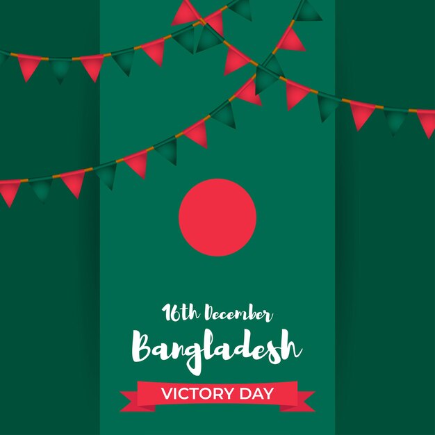 Vector vectorillustratie voor bangladesh victory day