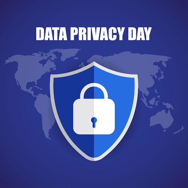 Vectorillustratie voor Data Privacy Day