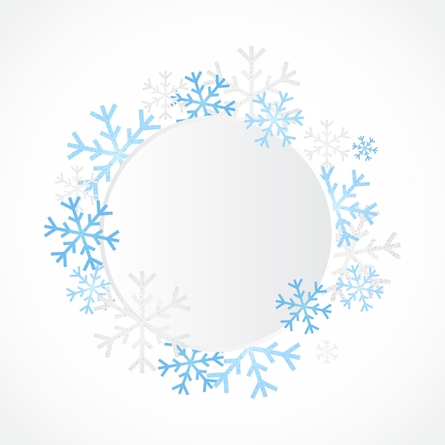 Vectorillustratie voor Hallo Winter-achtergrond