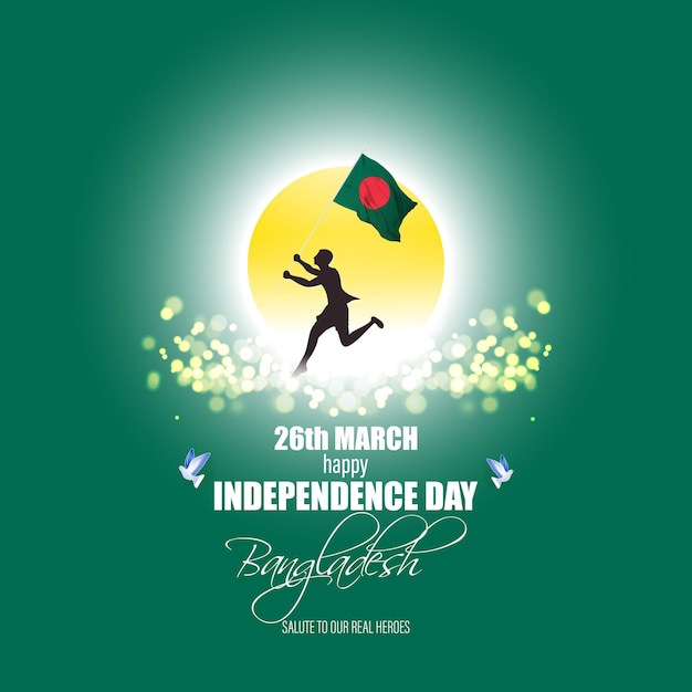 Vectorillustratie voor Happy Bangladesh Independence Day