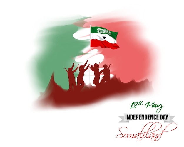 Vectorillustratie voor Happy Independence Day Somaliland