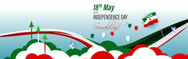 Vectorillustratie voor Happy Independence Day Somaliland