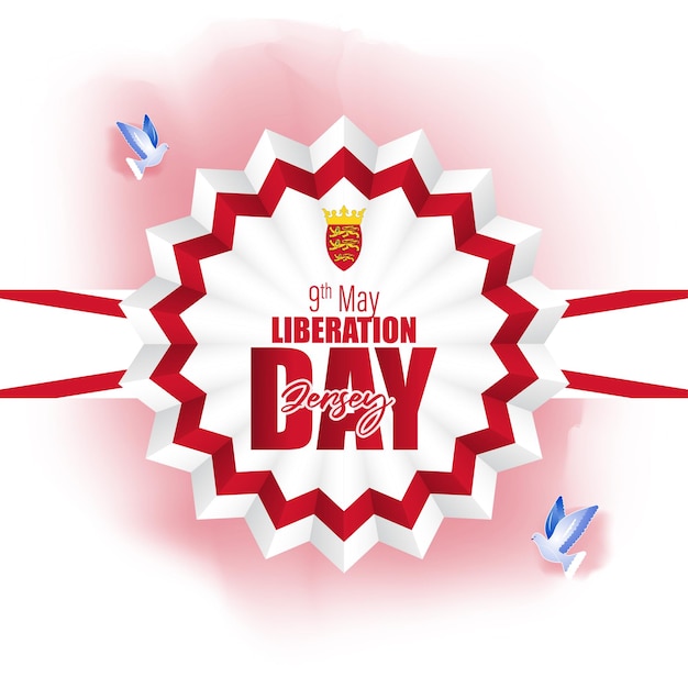Vectorillustratie voor Happy Liberation Day Jersey