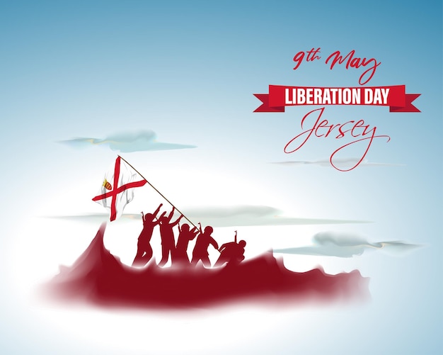 Vectorillustratie voor Happy Liberation Day Jersey