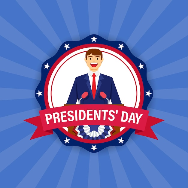 Vectorillustratie voor Happy President Day