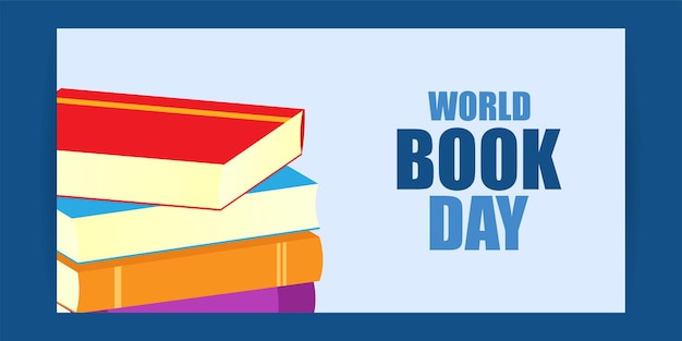 Vectorillustratie voor Happy World Book Day