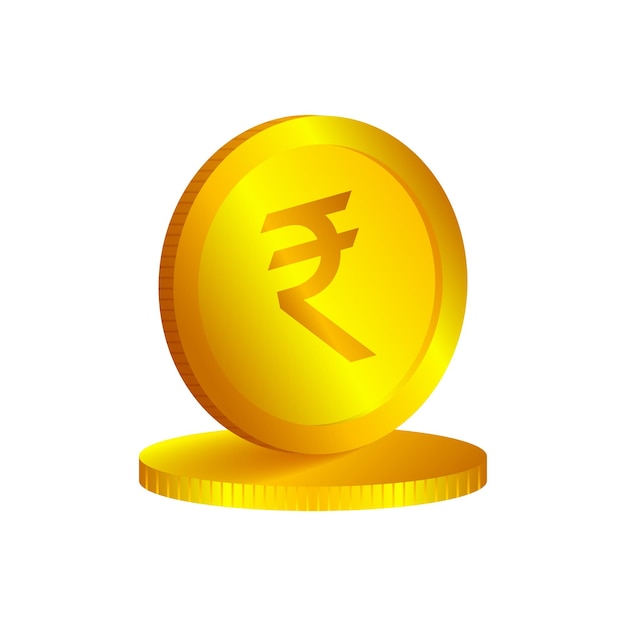 Vectorillustratie voor Indiase digitale valuta