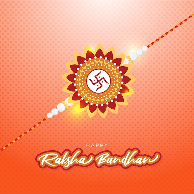 Vectorillustratie voor Indiase festival Raksha Bandhan-groet