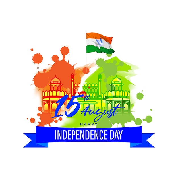 Vectorillustratie voor Indiase Onafhankelijkheidsdag