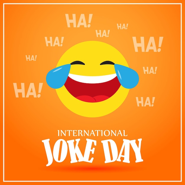 Vectorillustratie voor International Joke Day