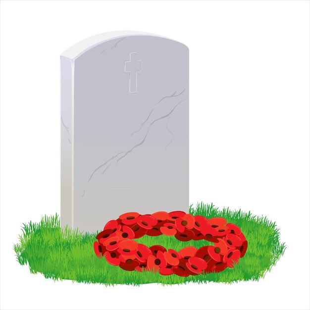 Vectorillustratie voor Memorial Day of the Fallen