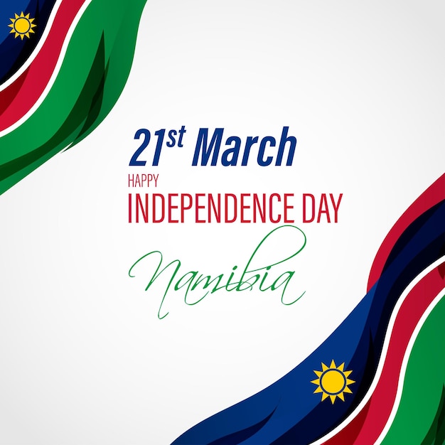 Vectorillustratie voor Namibië Onafhankelijkheidsdag