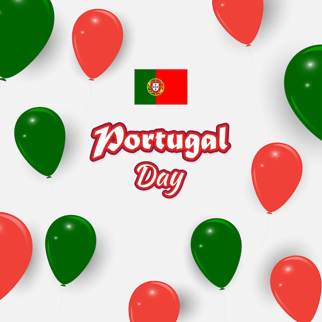 Vectorillustratie voor Portugal dagnationale dag