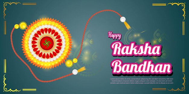 Vectorillustratie voor Raksha Bandhan-wensen